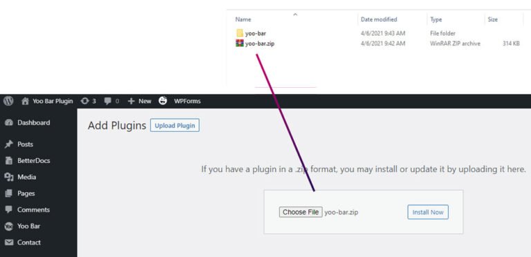 Plugin Installation – WP Notification Bar